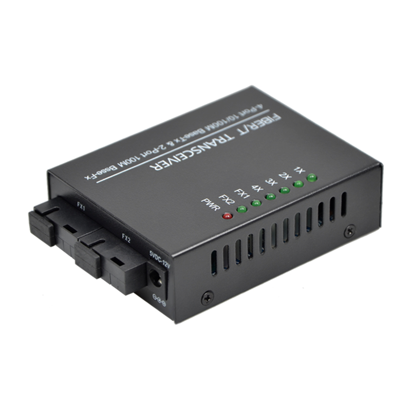 皓涵芯百兆2光4電單模單纖光纖收發器交換機SC接口評測 性能與部署指南